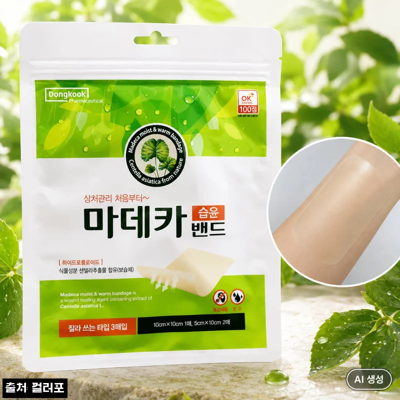 마데카밴드 3매 10x10 1매·10x5cm 2매, 작은 상처 대비용으로 눈여겨본 할인 구성