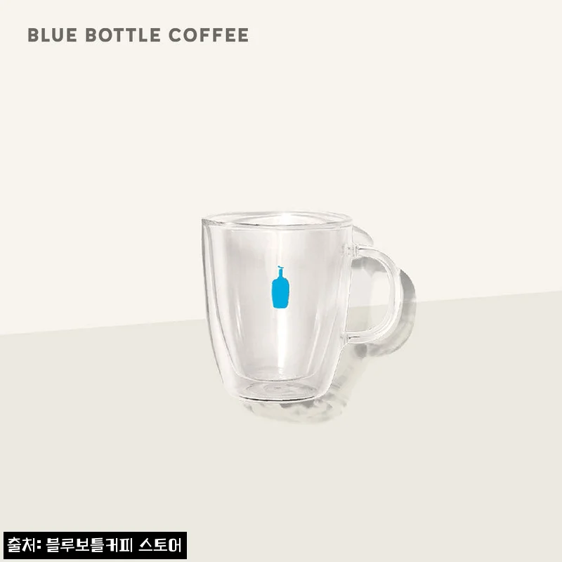 블루보틀 더블월 글라스 12oz 350ml, 선물용으로도 눈여겨볼 공식 스토어 컵