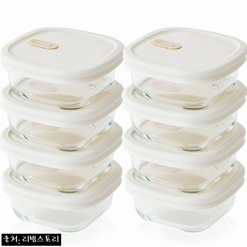 네오플램 내열유리 냉동밥 보관용기 320ml 8P, 밥 해동부터 식탁까지 깔끔한 실용템 후기